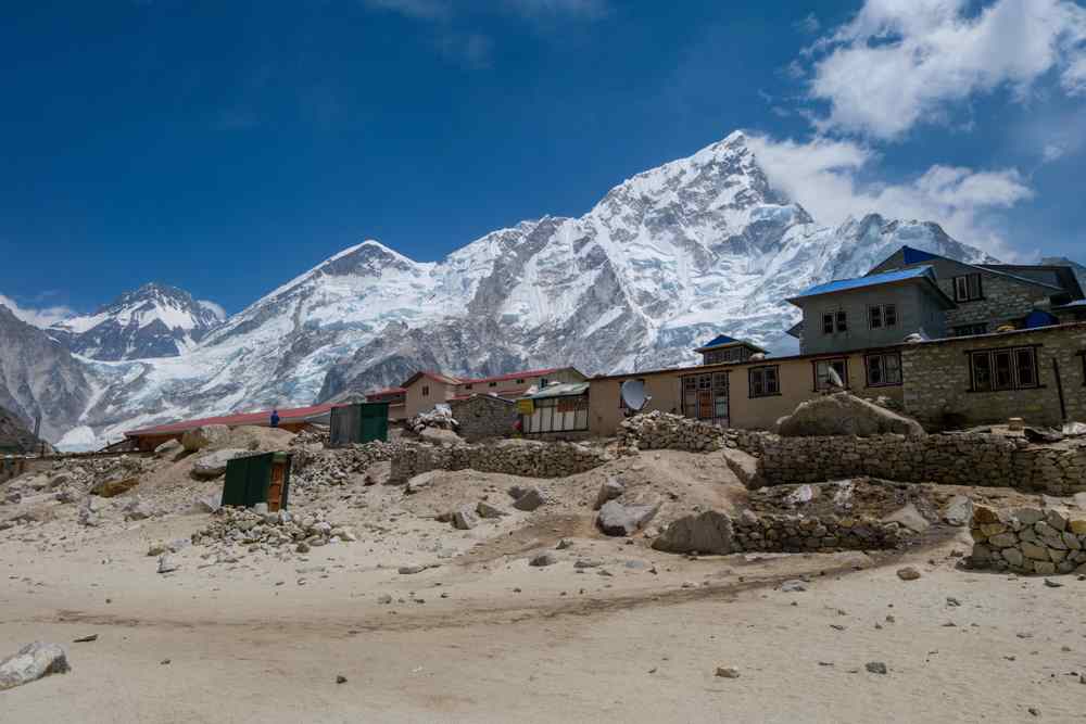 Accommodation at Gorak Shep