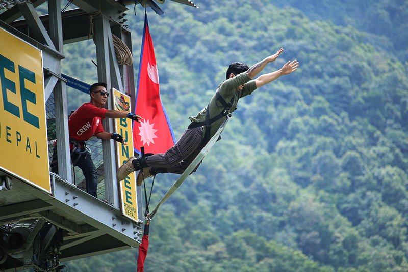 Bungee Jumping in Pokhara: Bungee Jumping in Nepal
