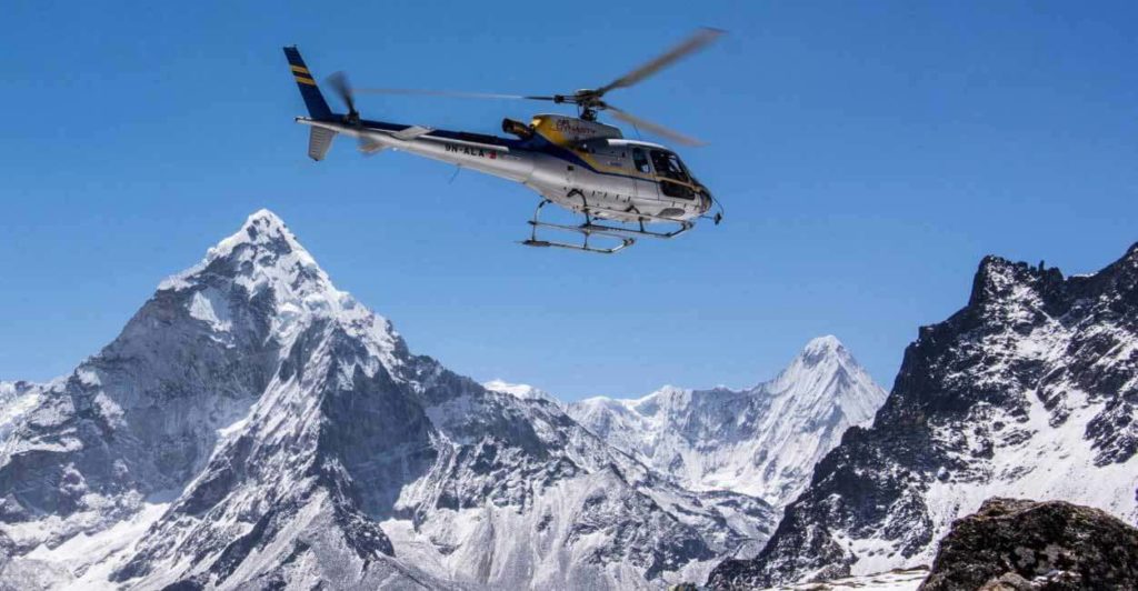 Rescuing with Helicopter for Altitude Sickness