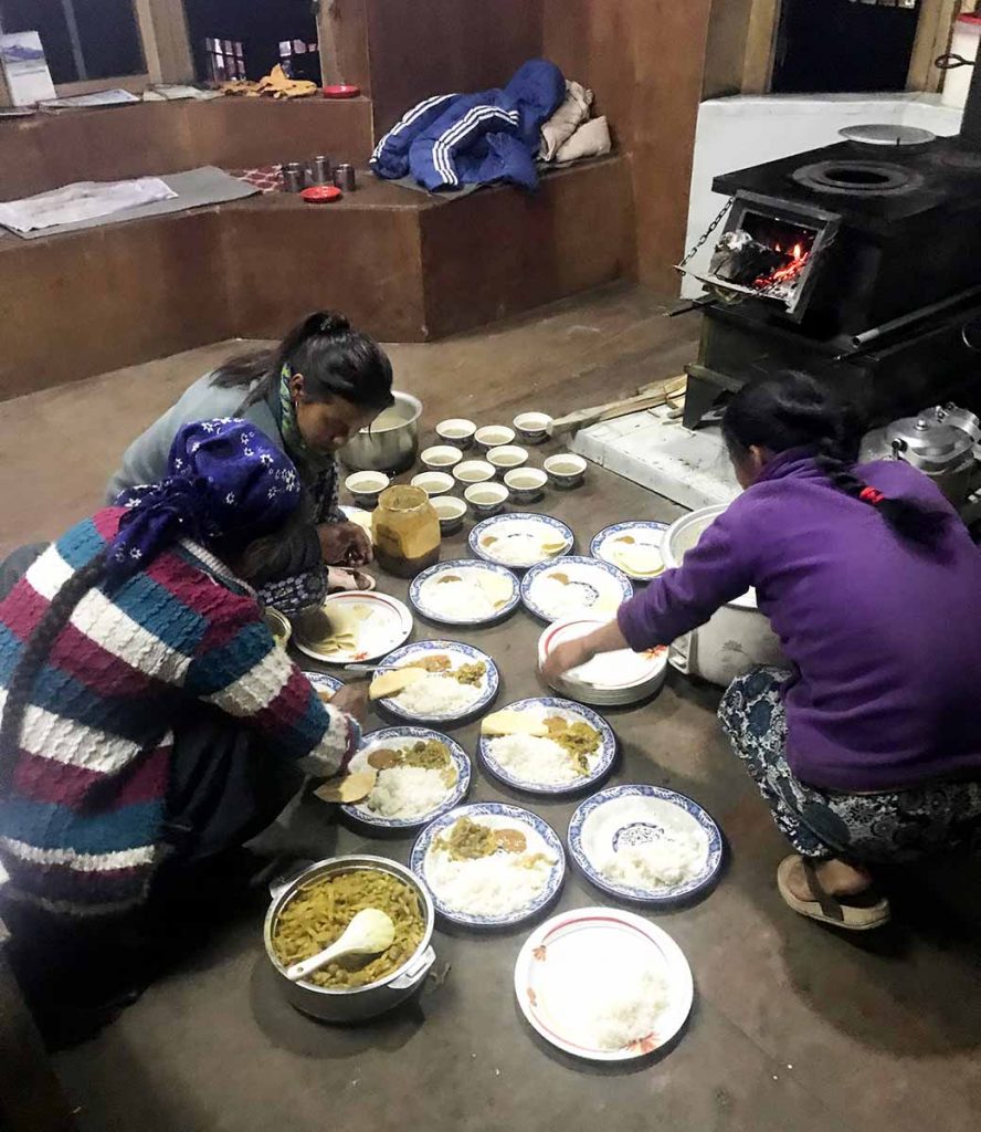 Langtang Valley Trek Meals