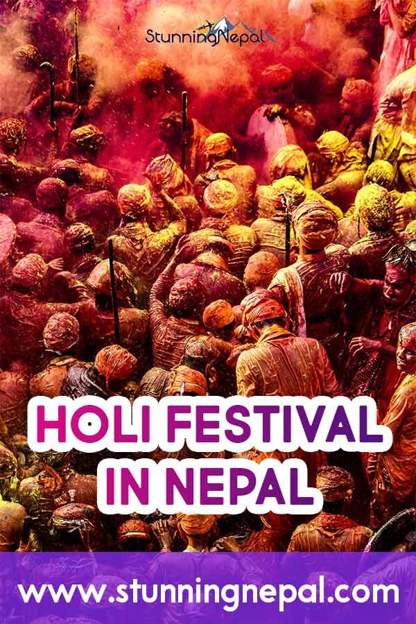 Holi Festival in Nepal Pinterest