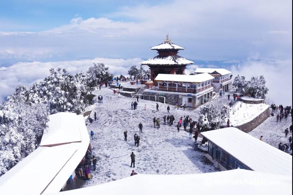 Chandragiri Hill Snowfall