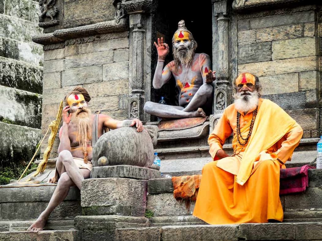 Saint in Pashupatinath Temple