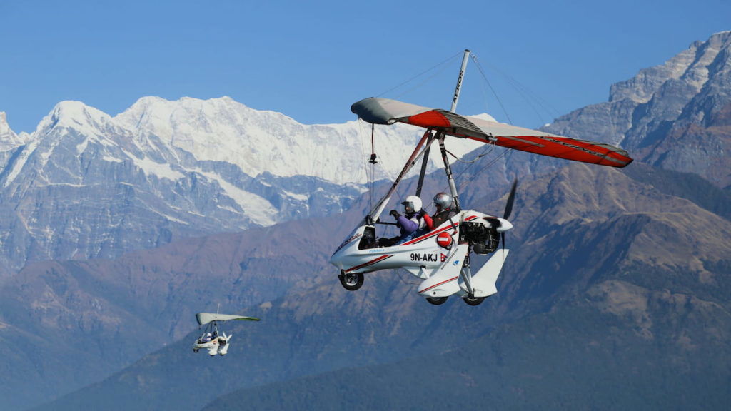 Ultralight Flight in Pokhara