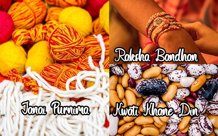 Janai Purnima, Raksha Bandhan, Kwati Khane Din