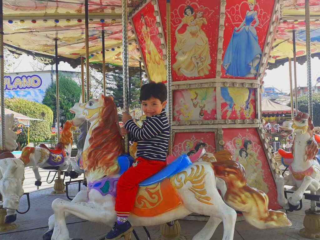 Kids playing in Kathmandu Fun Park  Bhrikutimandap