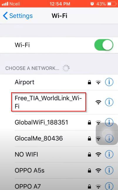 Free WiFi at Kathmandu Airport - Tribhuvan International Airport