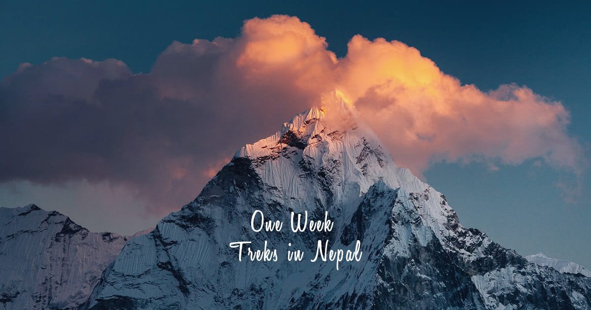 One Week Treks in Nepal